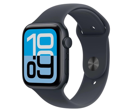 Apple Watch SE 3 GPS 40mm Midnight Aluminium Case with Midnight Sport Band - S/M