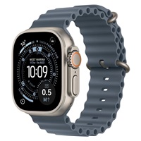 Apple Watch Ultra 3 GPS + Cellular 49mm Natural Titanium Case with Anchor Blue Ocean Band