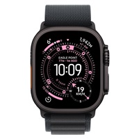 Apple Watch Ultra 3 GPS + Cellular 49mm Black Titanium Case with Black Alpine Loop - Large