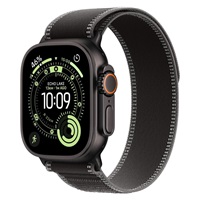 Apple Watch Ultra 3 GPS + Cellular 49mm Black Titanium Case with Black/Charcoal Trail Loop - M/L