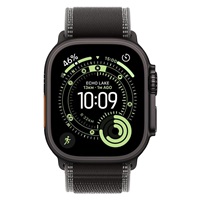 Apple Watch Ultra 3 GPS + Cellular 49mm Black Titanium Case with Black/Charcoal Trail Loop - M/L
