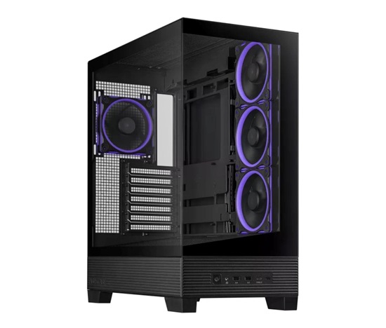 BAZAR - ASUS case A31 PLUS TG ARGB, Mid Tower, Průhledná bočnice, 4x120mm ARGB Fan, ARGB Hub, černá, Po opravě(Komplet)