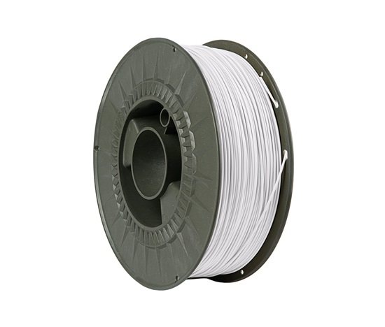 C-TECH Tisková struna (filament) ESSENTIAL LINE, PLA, bílá, 1,75mm, 1kg