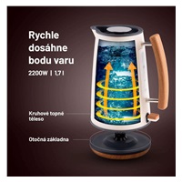 BAZAR - Lauben Electric Kettle 17CR - Poškozený obal (Komplet)