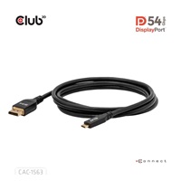 Club3D Kabel USB-C na DisplayPort 2.1 DP54 Bi-Directional, 8K120Hz, 4K480Hz, 2m