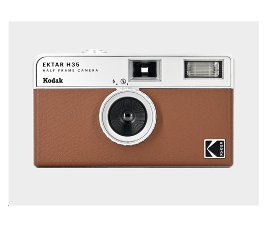 BAZAR - Kodak EKTAR H35 Film Camera Brown - Poškozený obal (Komplet)
