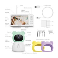 TrueLife NannyCam R6 Dual Smart - digitální video chůvička