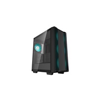DEEPCOOL Case CC560 V2, ATX, Průhledná bočnice, 4x120mm ventilátor, černá