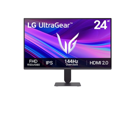 LG MT IPS LCD LED 23,8" 24G411A-B - IPS panel, 1920 x 1080, 144Hz, 5ms, G-sync, HDMI, DP