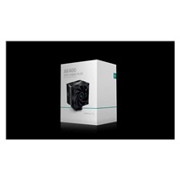 DEEPCOOL CPU Chladič AK400 ZERO DARK PLUS, 2x120mm, LGA1851, AM5, černá