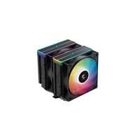 DEEPCOOL CPU Chladič AG620 BK ARGB V2, 2x120mm, LGA1851, AM5, černá
