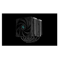 DEEPCOOL CPU Chladič AK620 ZERO DARK, 2x120mm, LGA1851, AM5, černá