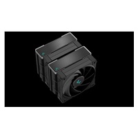 DEEPCOOL CPU Chladič AK620 ZERO DARK, 2x120mm, LGA1851, AM5, černá