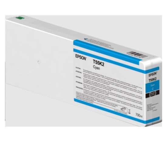 EPSON ink Singlepack Cyan T55K200 UltraChrome HDX/HD 700ml