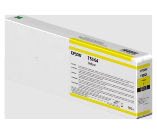 EPSON ink Singlepack Yellow T55K400 UltraChrome HDX/HD 700ml