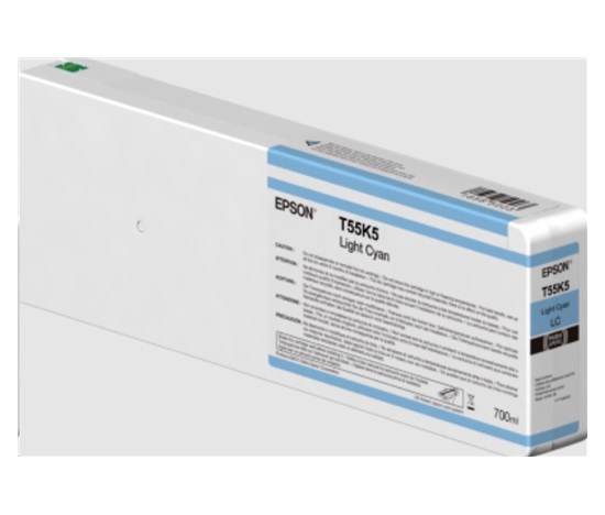 EPSON ink Singlepack Light Cyan T55K500 UltraChrome HDX/HD 700ml