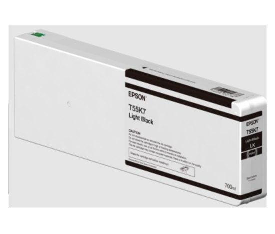 EPSON ink Singlepack Light Black T55K700 UltraChrome HDX/HD 700ml