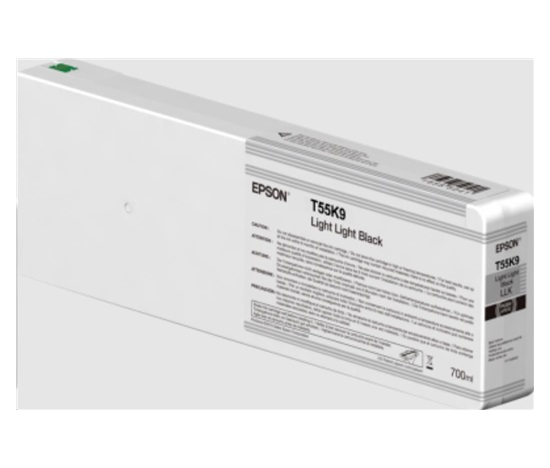 EPSON ink Singlepack Light Light Black T55K900 UltraChrome HDX/HD 700ml