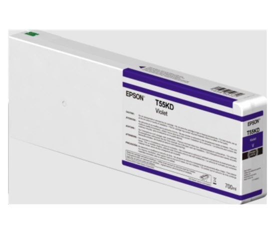 EPSON ink Singlepack Violet T55KD00 UltraChrome HDX/HD 700ml