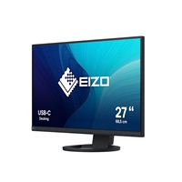 EIZO MT 27" EV2720S-BK FlexScan, IPS, 2560x1440, 350nit, 1500:1, 5ms, USB-C, DisplayPort, HDMI, USB, Repro, Černý