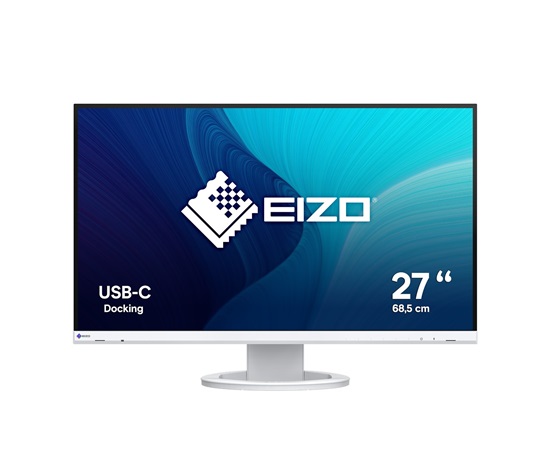 EIZO MT 27" EV2720S-WT FlexScan, IPS, 2560x1440, 350nit, 1500:1, 5ms, USB-C, DisplayPort, HDMI, USB, Repro, Bílý