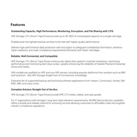 HPE Storage LTO-8 Ultrium External Tape Drive 5x LTO-8 30TB Data Cartridges