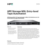 HPE Storage MSL 1/8 Tape Autoloader 1x MSL LTO-9 SAS Drive 5x LTO-9 45TB Data Cartridges