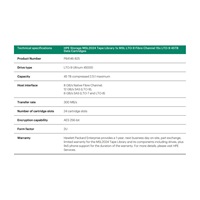HPE Storage MSL2024 Tape Library 1x MSL LTO-9 Fibre Channel 15x LTO-9 45TB Data Cartridges