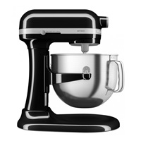 KitchenAid Artisan 5KSM70SHXEOB Kuchyňský robot - 11 rychlostí, planetární systém, celokovová konstrukce, lesklá černá