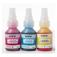 BAZAR - BROTHER INK BT-5000CLVAL cyan+magenta+yellow  T3xx T4xx T5xx T7xx T9xx -  cca 5000 - INKTANK - Poškozený obal (K