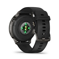 Garmin Venu® 4 - 45 mm Slate a Černý silikonový řemínek