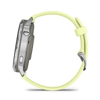 Garmin Venu® 4 - 45 mm Silver / Citron silikonový řemínek