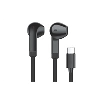 WG - Sluchátka s konektorem Type-C, Vortex Vibe, drátové, black