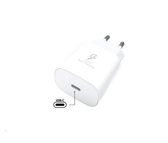 WG - Síťová nabíječka GaN 1x USB-C, PD 25W, PPS, white