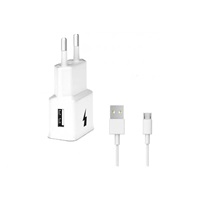 WG - Síťová nabíječka 1x USB-A, Quick Charge 3.0, 5V-9V-12V + kabel USB-A na Micro USB, white