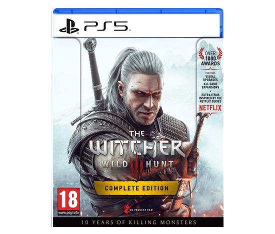 PS5 hra The Witcher 3: The Wild Hunt - Complete Edition  + 10th Anniversary Steelbook