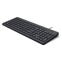 BAZAR - HP 150 Wired Keyboard - drátová klávesnice - CZ/SK lokalizace - Poškozený obal (Komplet)