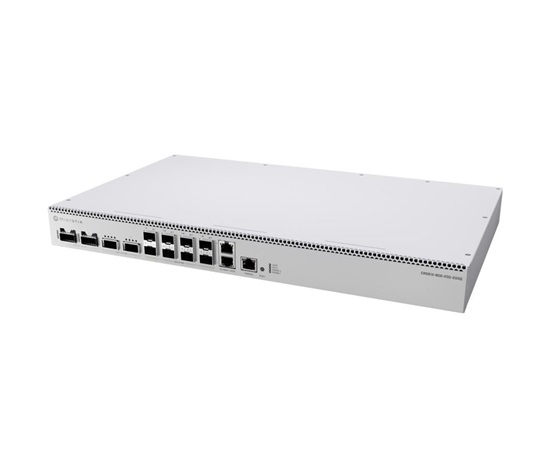 MikroTik CRS812-8DS-2DQ-2DDQ-RM 2x 400G QSFP-DD, 2x 200G QSFP56, 8x 50G SFP56, 2x 10GE Cloud Router Switch