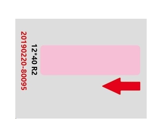 Niimbot štítky RP 12x40mm 155ks Pink pro D11 a D110