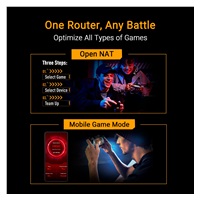 ASUS Herní Router TUF-BE9400 3-pásmový WiFi7 Router, 1x WAN, 3x LAN, AiMesh