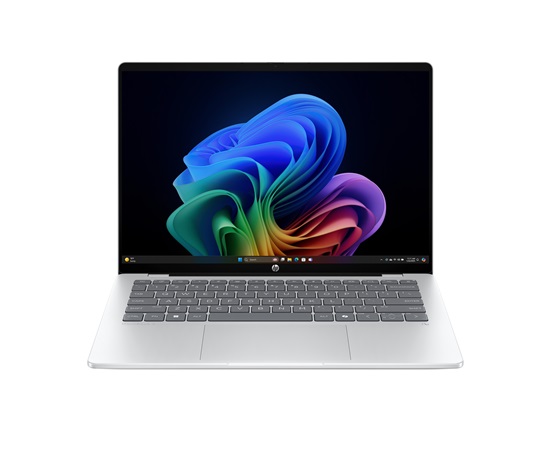 NTB HP OmniBook 5 NG AI PC 14-he0001nc, 14" OLED 2K Touch, Snapdragon X Plus, 16GB, 1TB SSD, Win11, Silver, +3M GamePass