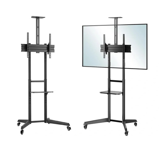 Stojan na televize s policemi Fiber Mounts Lutar-2
