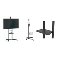 Stojan na televize s policemi Fiber Mounts Lutar-2