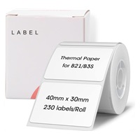 BAZAR - Niimbot štítky R 40x30mm 230ks White pro B21, B21S, B3S, B1 - Poškozený obal (Komplet)