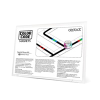 Ozobot sada magnetů s barevnými kódy pro speciální pohyby, 18 ks