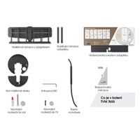 Vogel‘s Elektrický, TV 40-77", vytažení od stěny 77-715 mm, natočení ±60°, nosnost 35 kg, VESA do 600x400