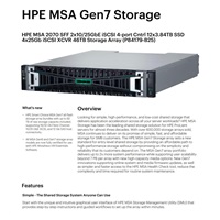 HPE MSA 2070 SFF 2x10/25GbE iSCSI 4-port Controller 12x3.84TB SSD 4x25Gb iSCSI XCVR 46TB Storage Array Smart Choice