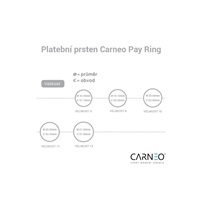 CARNEO PAY RING BRUSHED vel. 8
