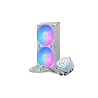 Cooler Master vodní chladič MasterLiquid Atmos II LCD 240, 2x120mm, LGA1851, AM5, bílá