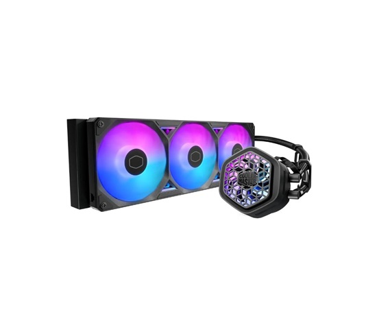Cooler Master vodní chladič MasterLiquid Atmos II VRM 360, 3x120mm, LGA1851, AM5, černá